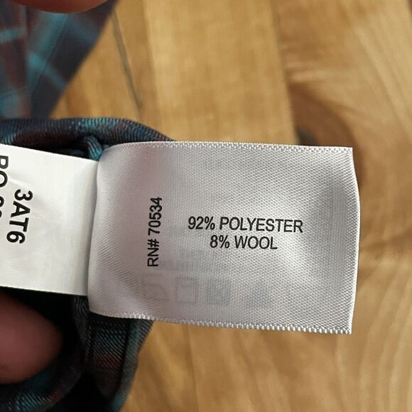 Orvis Shirt Plaid Button Up Soft Wool Blend Long‎ Sleeve Men’s Large EUC - Picture 6 of 9